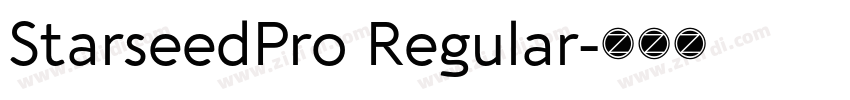 StarseedPro Regular字体转换